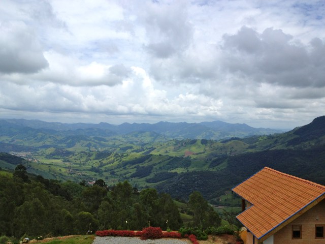 Shot of the chalet on the property