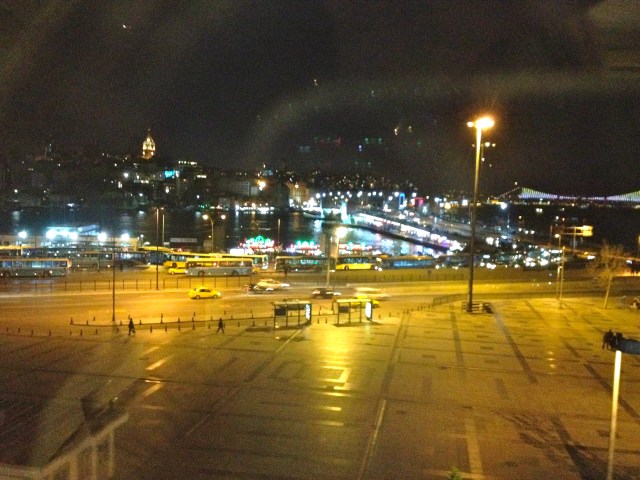 View from dinner at the Hamdi Restaurant 