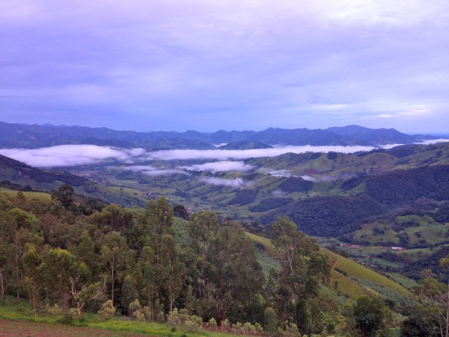 View, first thing in the morning waking up