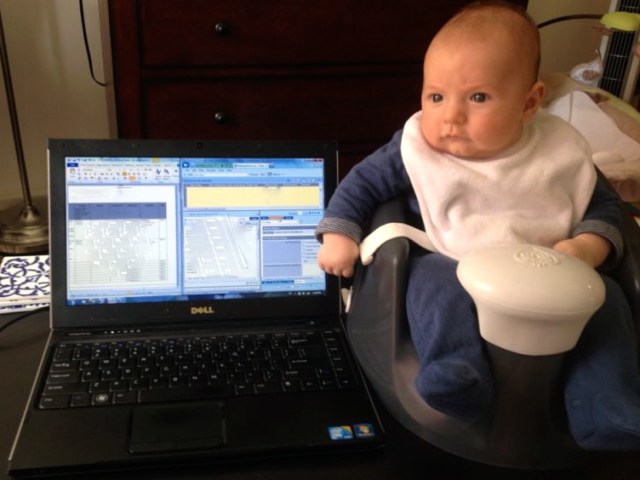 Dad's little helper.