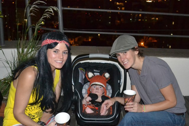 Colby & Jana hanging with sweet Culhane.