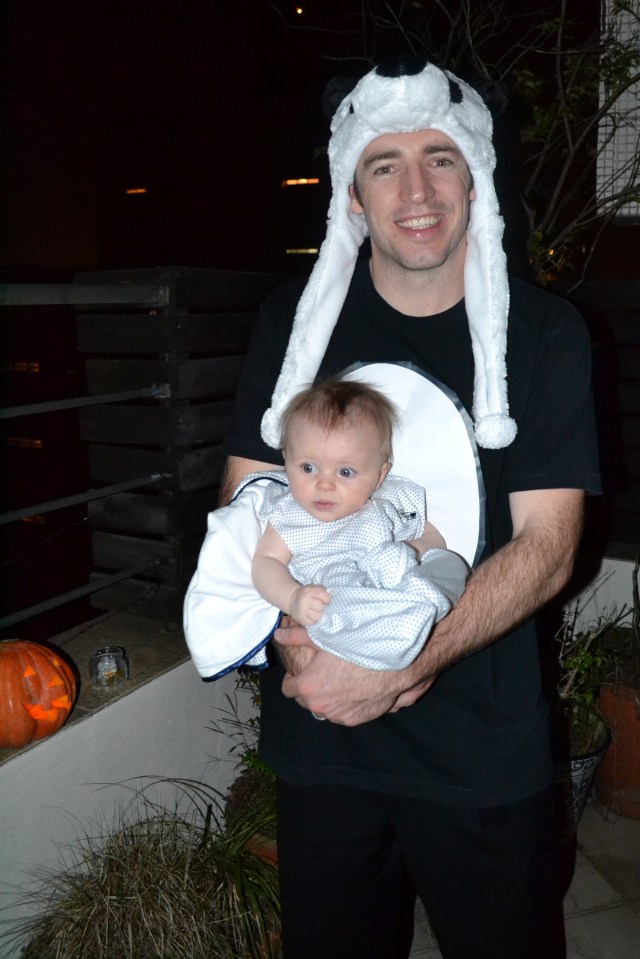 Michael and Mailey hanging out.