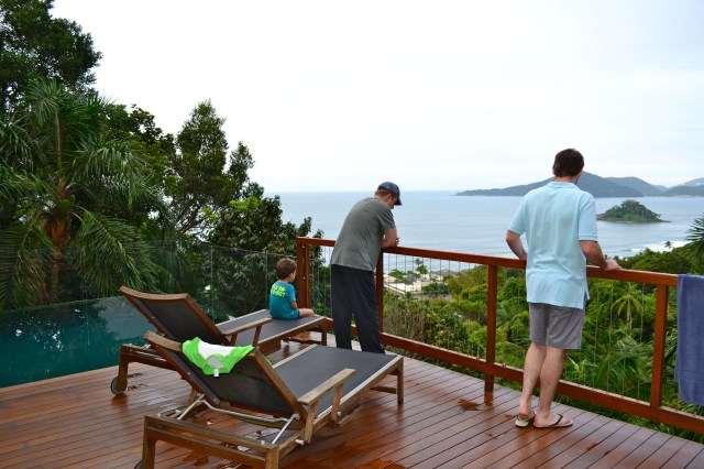 Adrian, Brian and Michael. Taking it in.