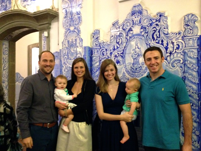 Ash Wednesday service at Nossa Senhora with the Hudsons.