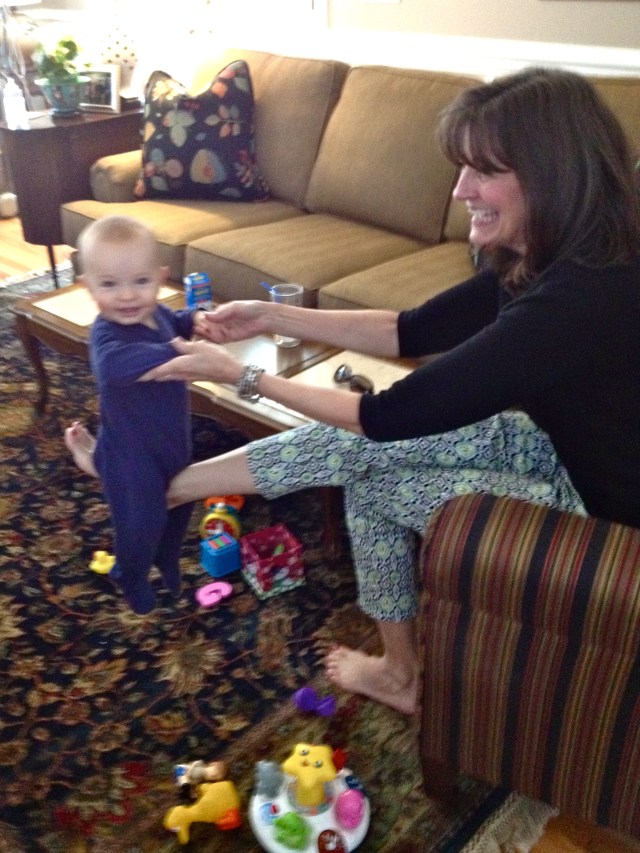 Ride-a-horsey ride-a-horsey all the way to town! Colt's FAV game.