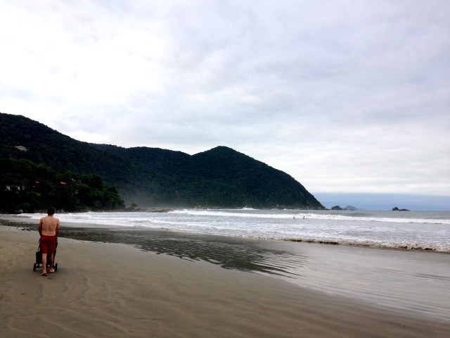 Michael and Colt strolling