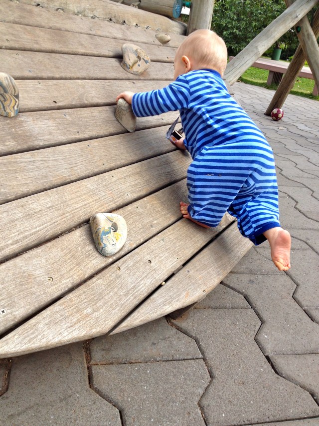 Two feet off the ground.