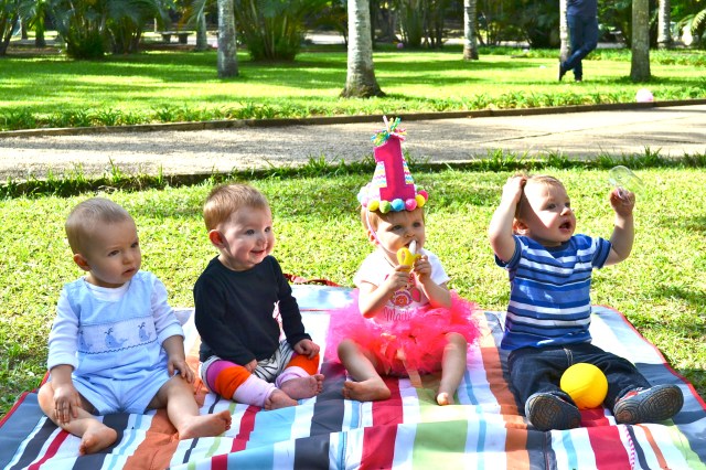 Baby pic! Colt, Campbell, Mailey & Felix.