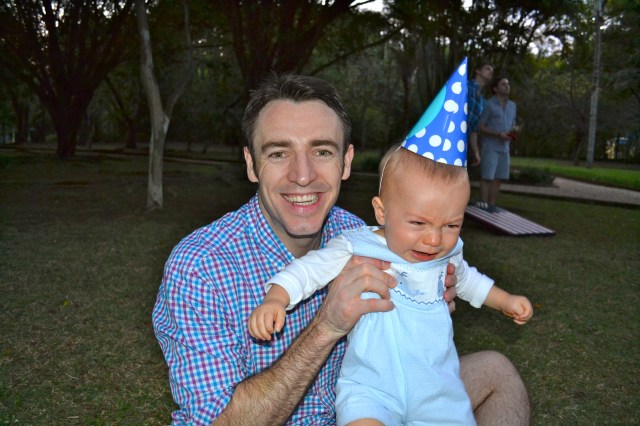 Colt LOVES a good party hat.