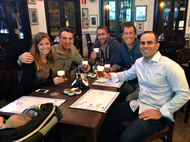 Welcome dinner at Espirito Santo.