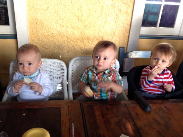 Colt, Jack and Mailey being total champs out and about allllll day!