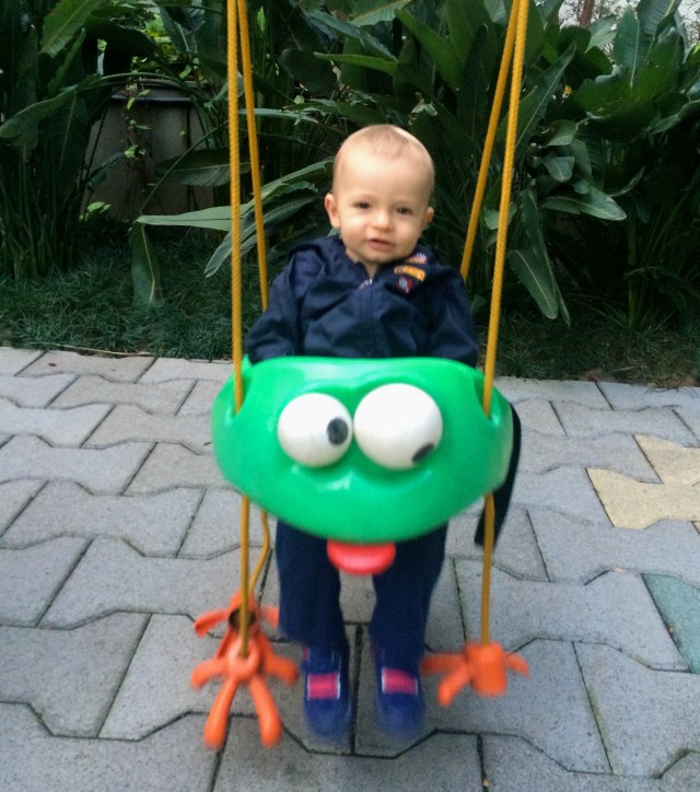 He's a very expressive little boy.