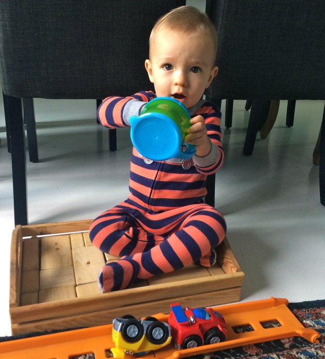 She also introduced him to Cheerios!