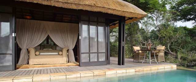 Each cabin had their own private plunge pool as well.