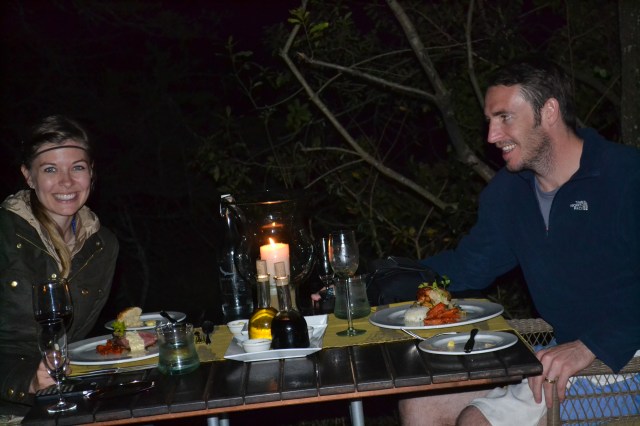 The food was fabulous.