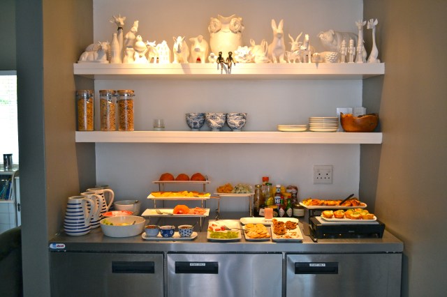 Yummy breakfast set-up!