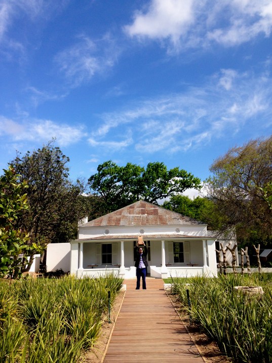 Michael, triumphantly holding some more wine.