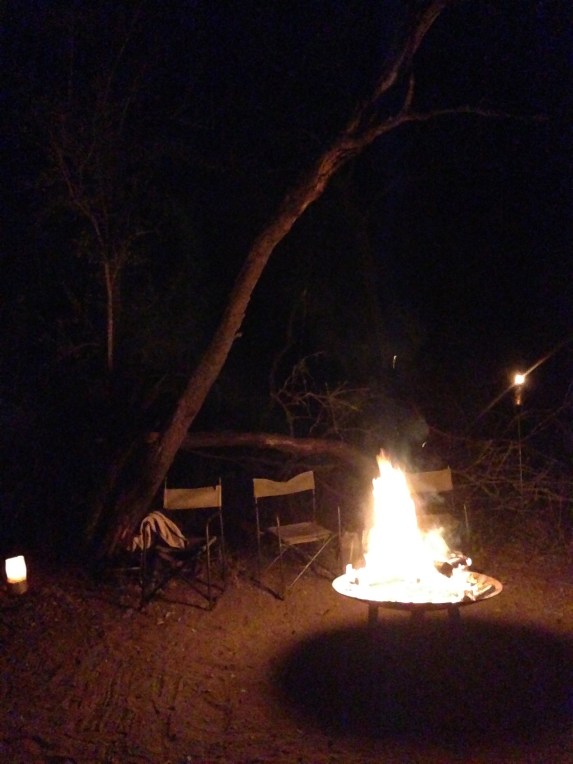 They even had a bonfire!