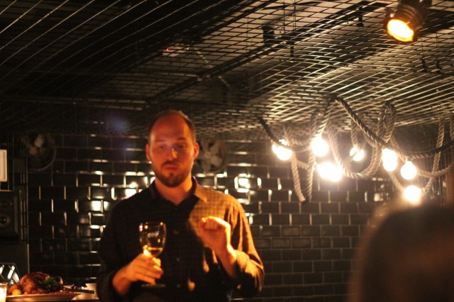 Trent giving this year's blessing.