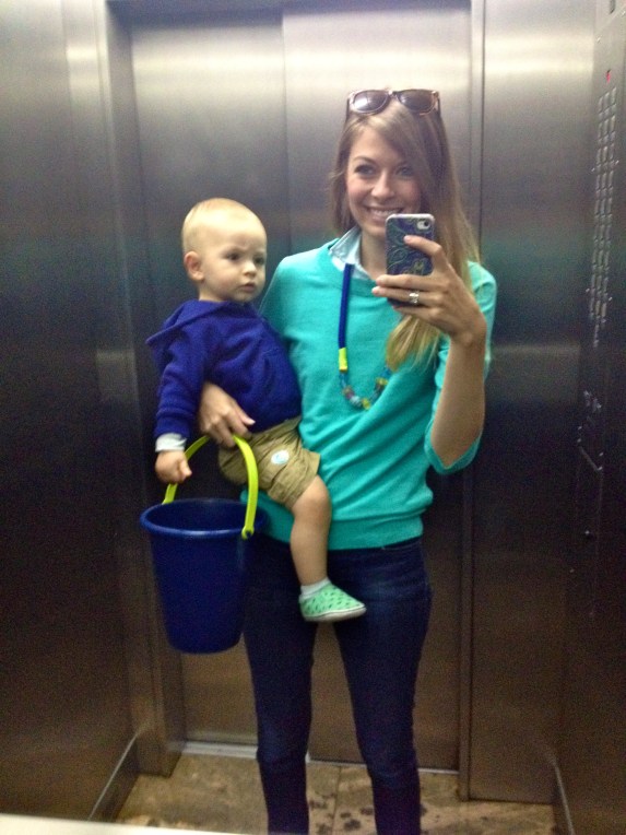 Heading down to play!