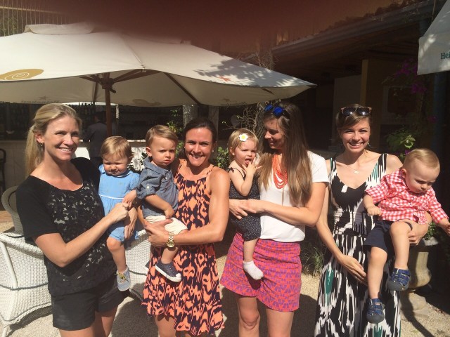 Brett & Campbell, Michelle & Jack, Paige & Mailey and me & Colt. Such a blessing to share this stage of life with friends.