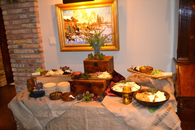 Snacks and apps inside.