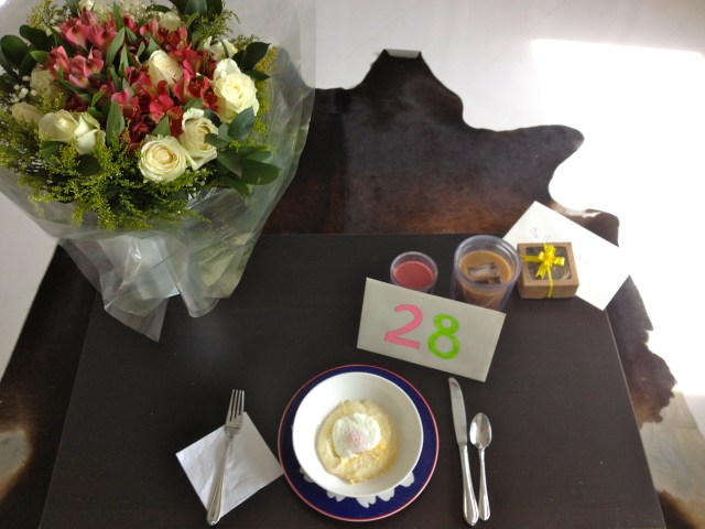 Perfect breakfast from my amaze husband.