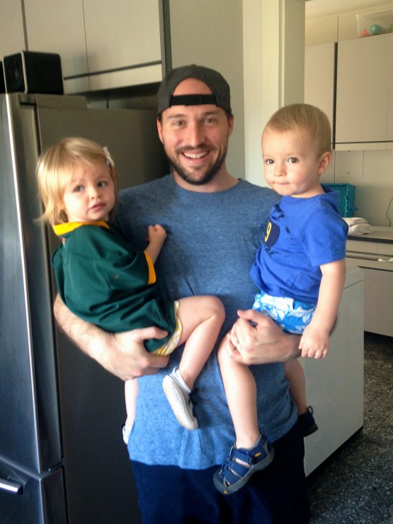 Trent with Mailey & Colt!