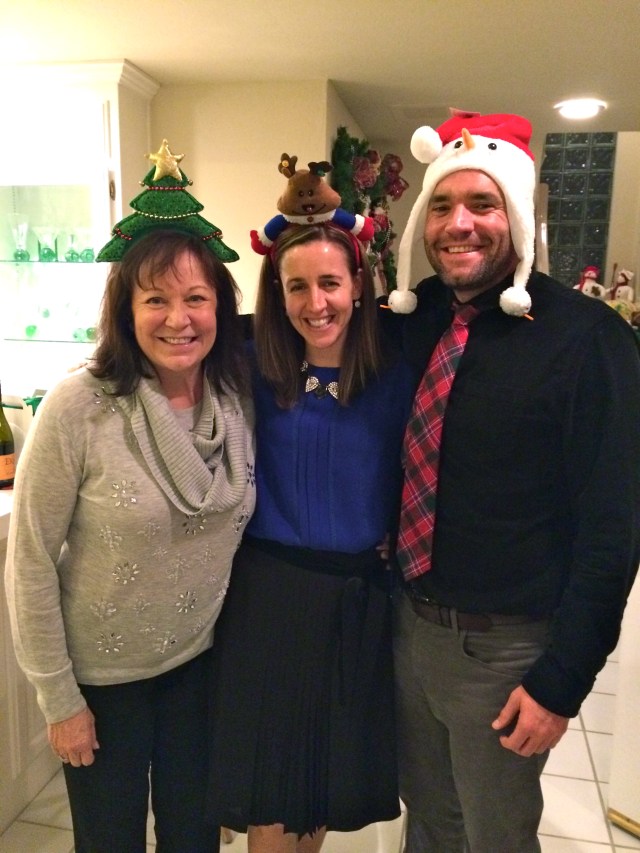 Holiday hats in full swing.