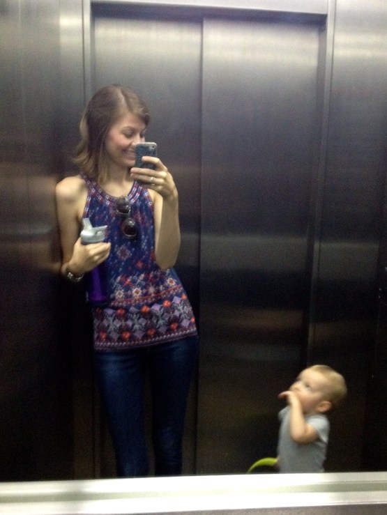 Elevator selfies.