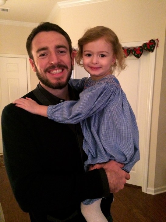 Augusta Clare LOVED Michael. So sweet.