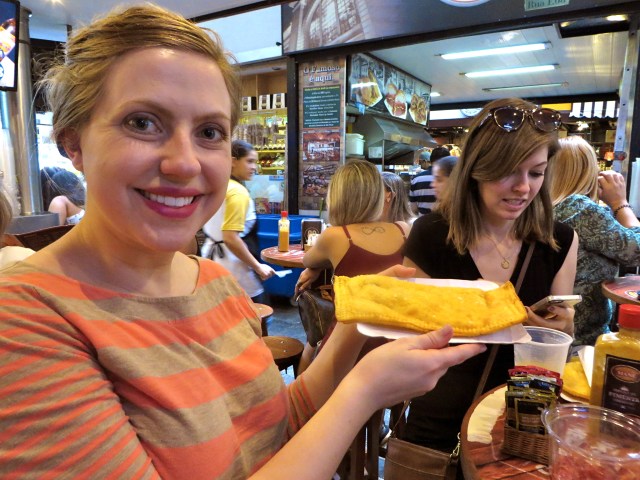 Kern lovingly named the pastels "hot pockets" although I would argue they are much better.