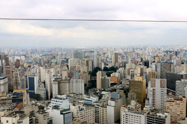 Sprawling city as far as you can see.