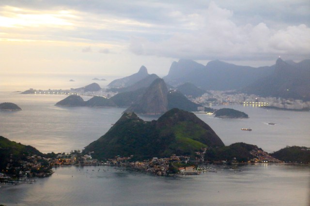 View from the plane. 