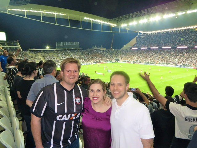 Kern rocking a Corinthians jersey!