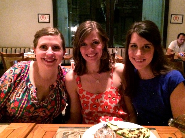 With Emily & Meredith.