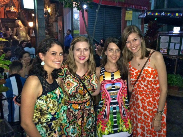 Ladies! Paula, Emily, Meredith & me.