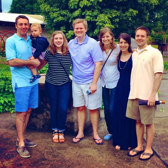 Group shot in Parque do Povo.