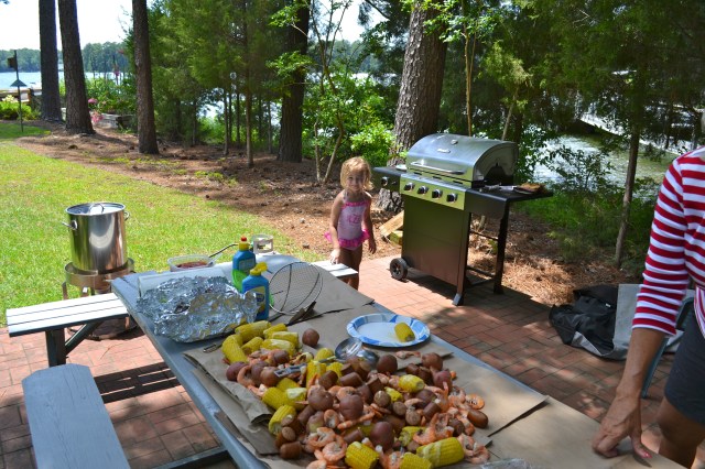The incredible shrimp boil by my Aunt Sheryl!