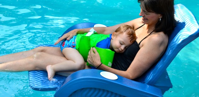 And how sweet is this?! Colt climbed up onto my moms chair and just snuggled up to her!