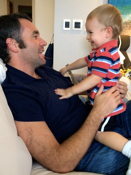 Fun playing with Uncle Joe! We love having him just a block away.