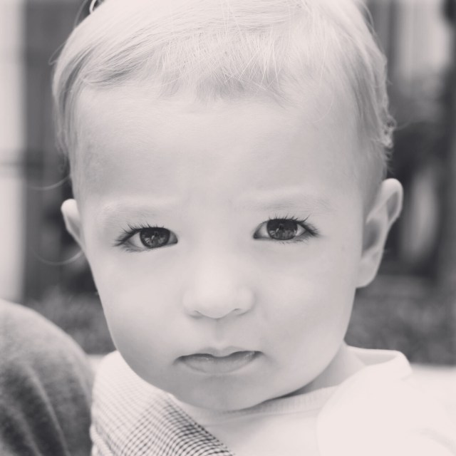 So serious. Seriously handsome.