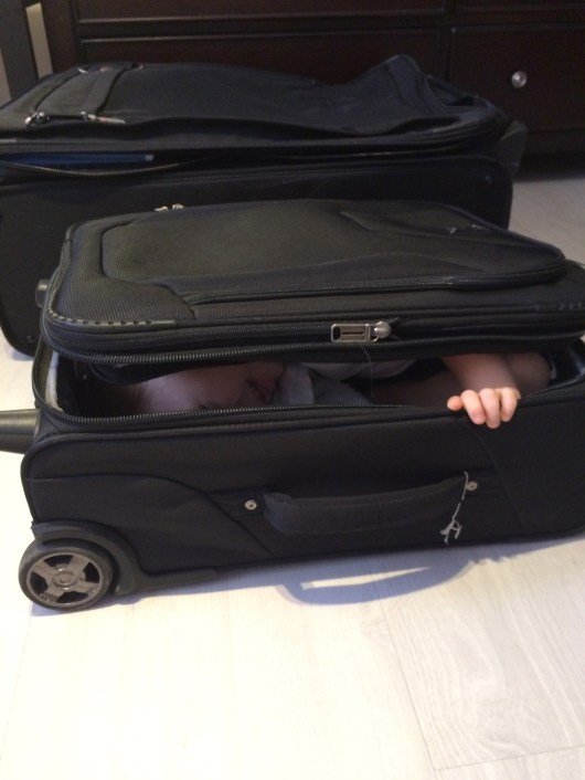 Helping me pack for the states!