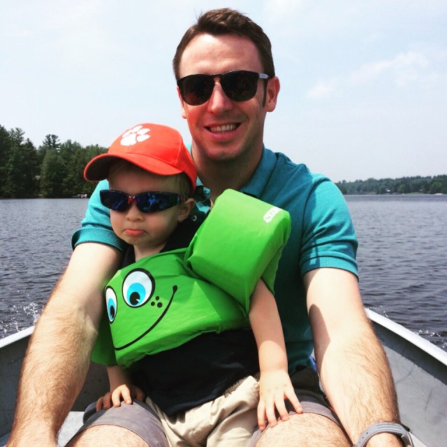 Despite the look on his face, he actually loved it.