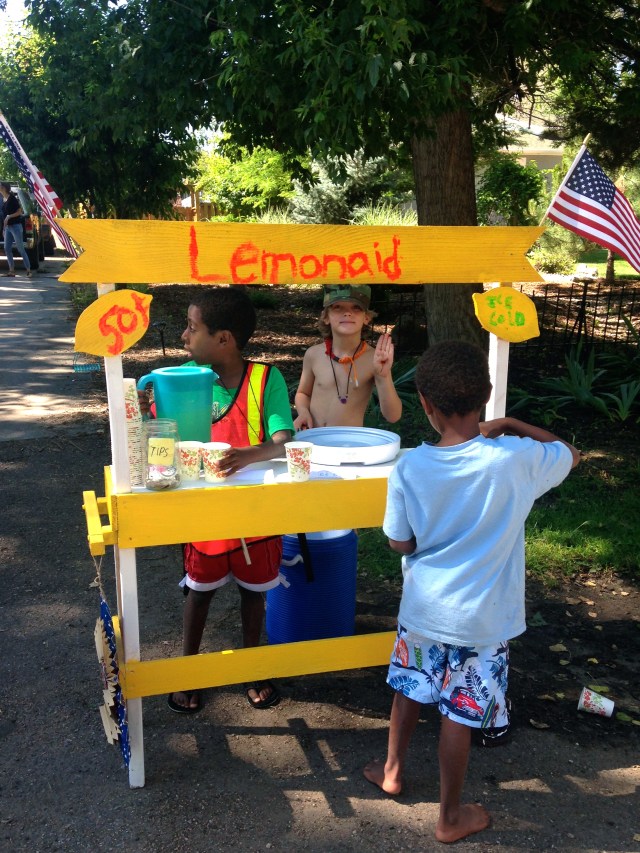 Soren and his buddies - both welcoming and profitable!