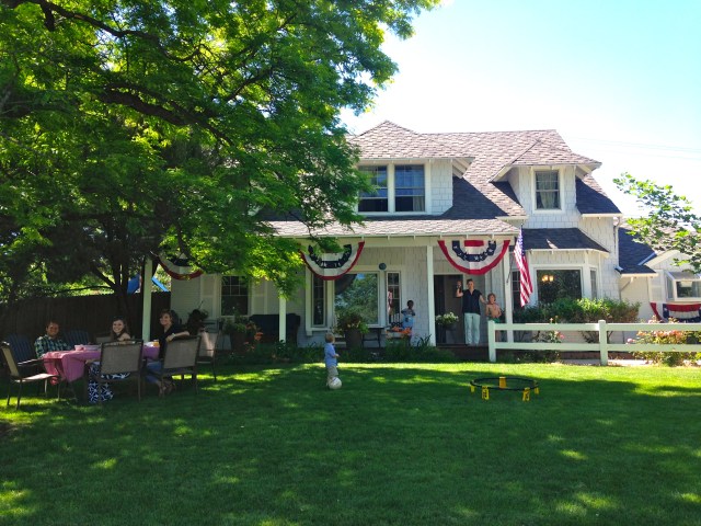 Enjoying a beautiful morning.