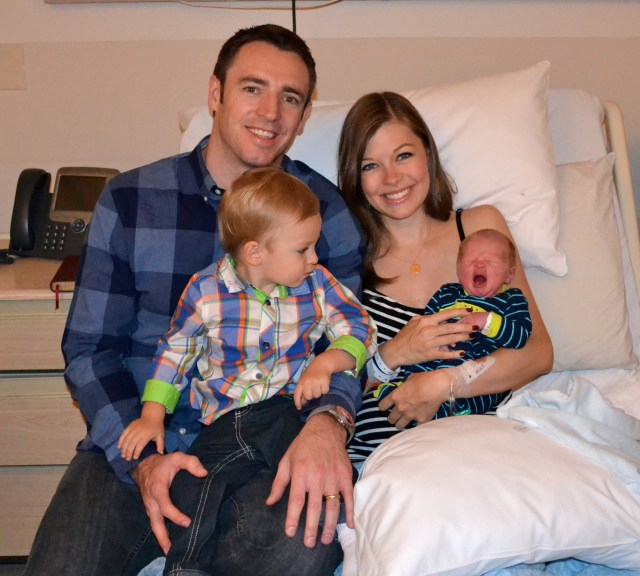 First photos as a family of four!