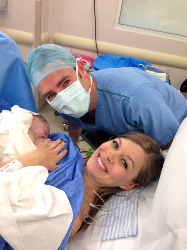 First moments meeting our sweet boy, Finn.