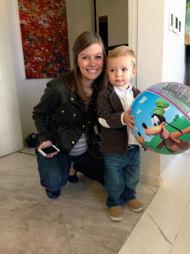 Colt is so much better dressed than me!