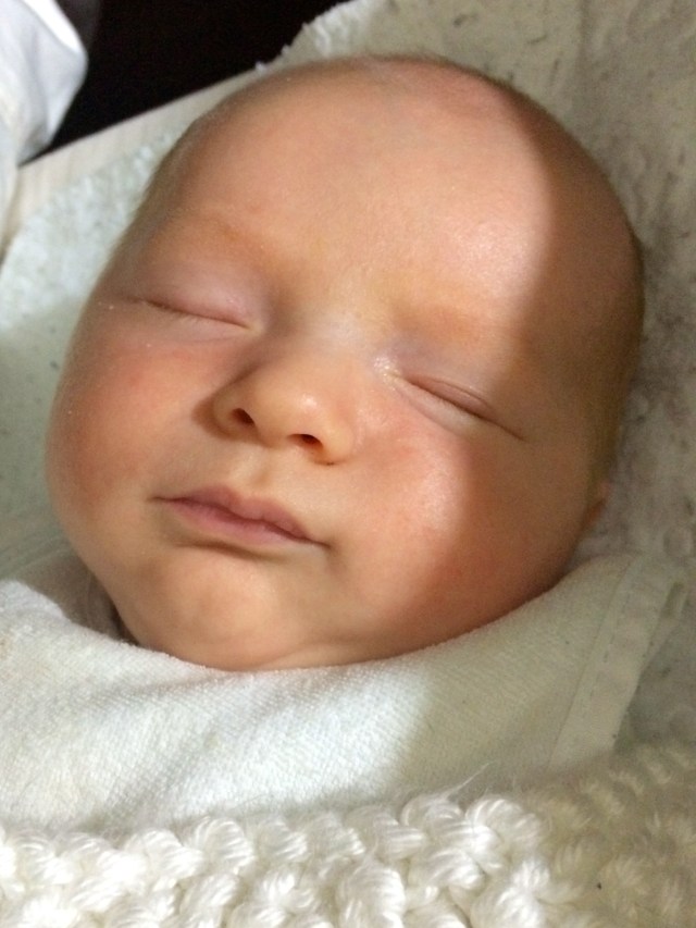 Love a sleeping baby.
